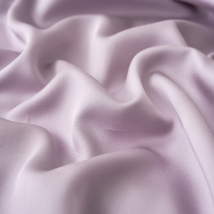 91家纺网 家纺一手货源 找家纺 黛舒家居 2025新款60S兰精天丝纯色简绣单床笠 丁香紫