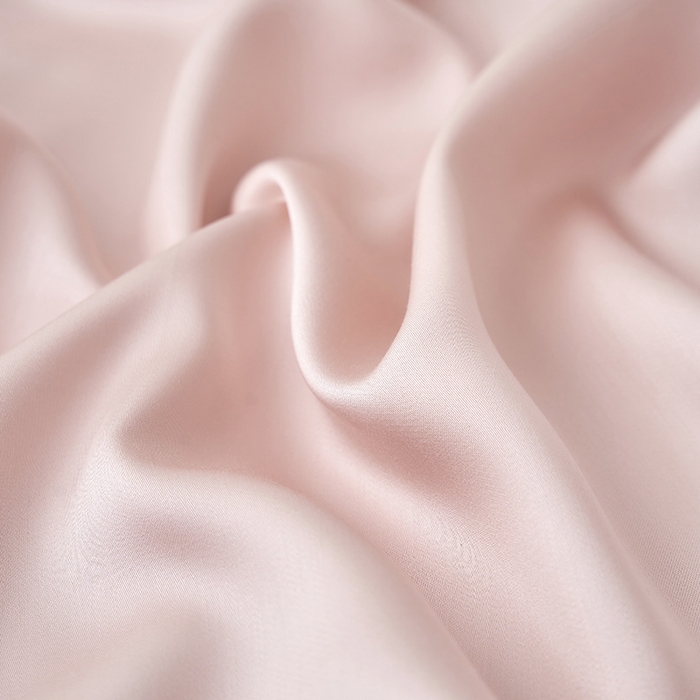 91家纺网 家纺一手货源 找家纺 黛舒家居 2025新款60S兰精天丝纯色简绣单床笠 千黛粉