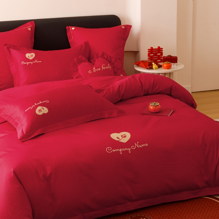 91家纺网 家纺一手货源 找家纺 东方合美（原：皇家传奇） 2025婚庆小红书纯棉系列 真爱