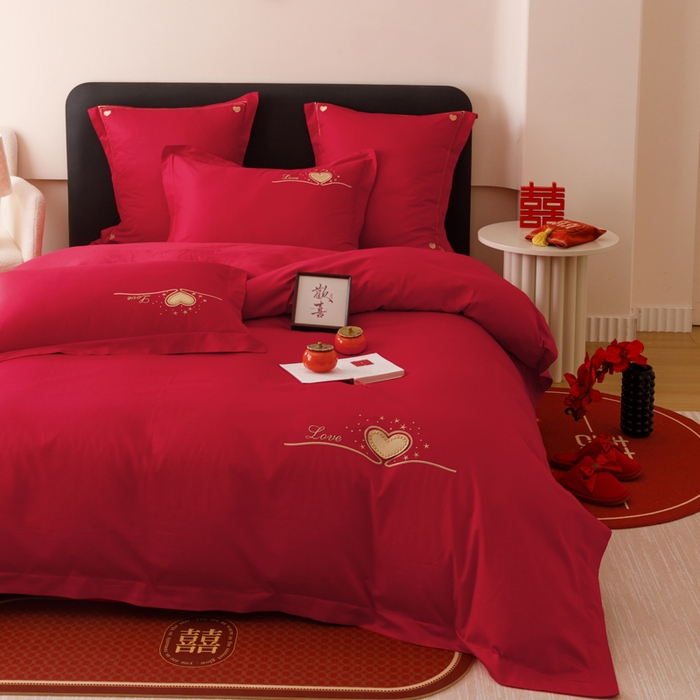 91家纺网 家纺一手货源 找家纺 东方合美（原：皇家传奇） 2025婚庆小红书纯棉系列 懂你