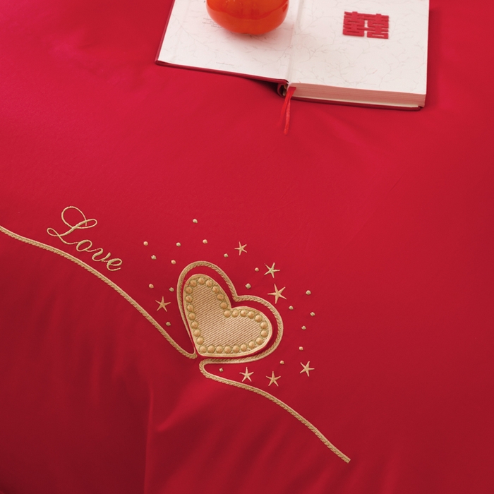 91家纺网 家纺一手货源 找家纺 东方合美（原：皇家传奇） 2025婚庆小红书纯棉系列 懂你