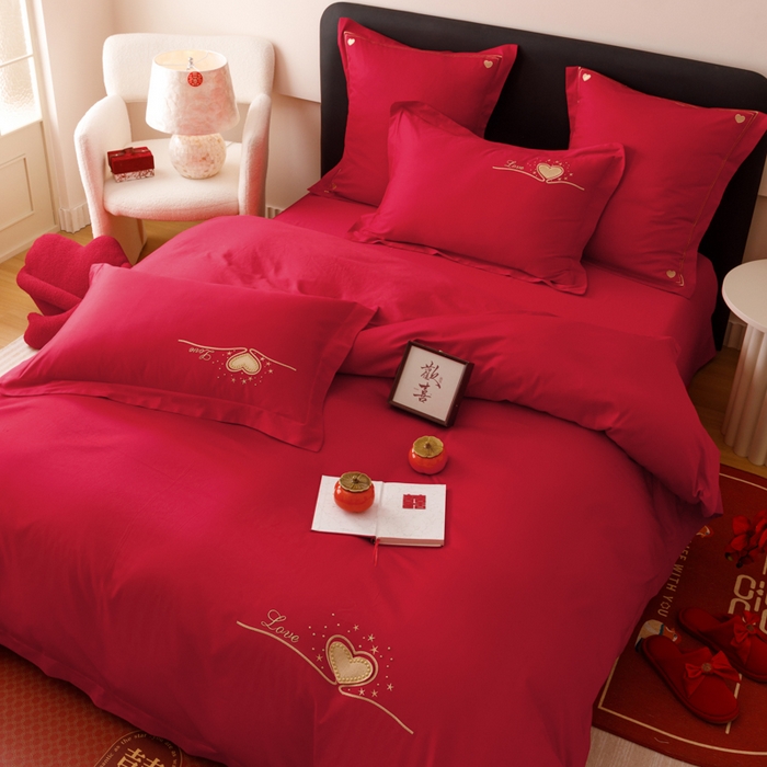 91家纺网 家纺一手货源 找家纺 东方合美（原：皇家传奇） 2025婚庆小红书纯棉系列 懂你