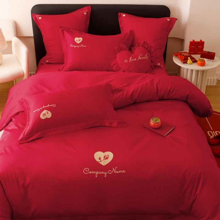 91家纺网 家纺一手货源 找家纺 东方合美（原：皇家传奇） 2025婚庆小红书纯棉系列 真爱