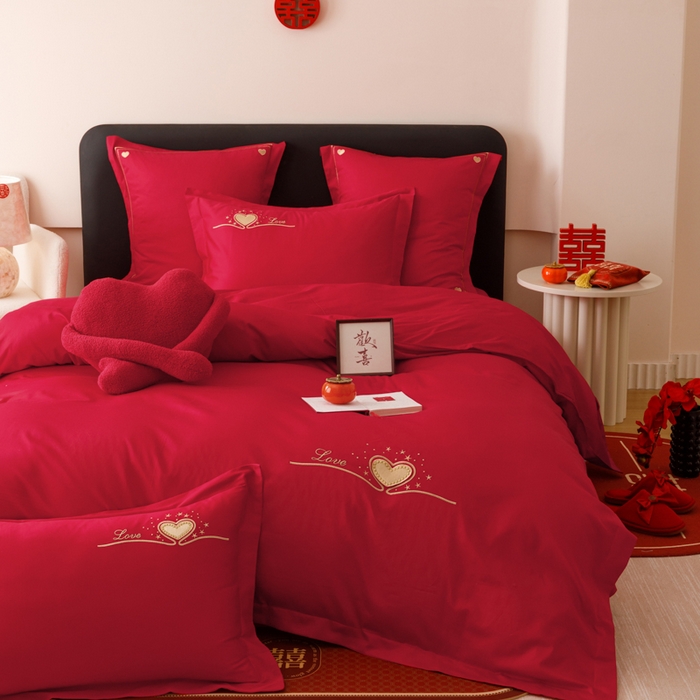 91家纺网 家纺一手货源 找家纺 东方合美（原：皇家传奇） 2025婚庆小红书纯棉系列 懂你