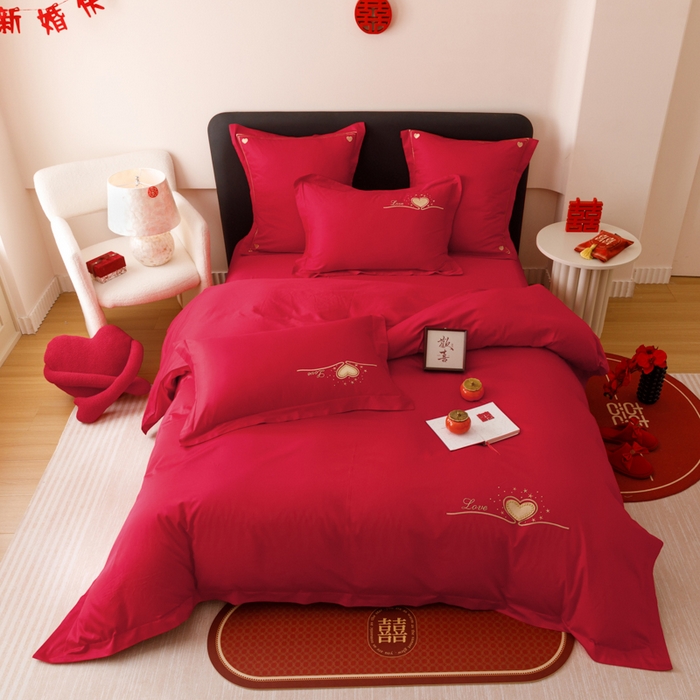 91家纺网 家纺一手货源 找家纺 东方合美（原：皇家传奇） 2025婚庆小红书纯棉系列 懂你