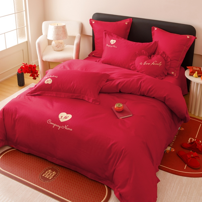 91家纺网 家纺一手货源 找家纺 东方合美（原：皇家传奇） 2025婚庆小红书纯棉系列 真爱