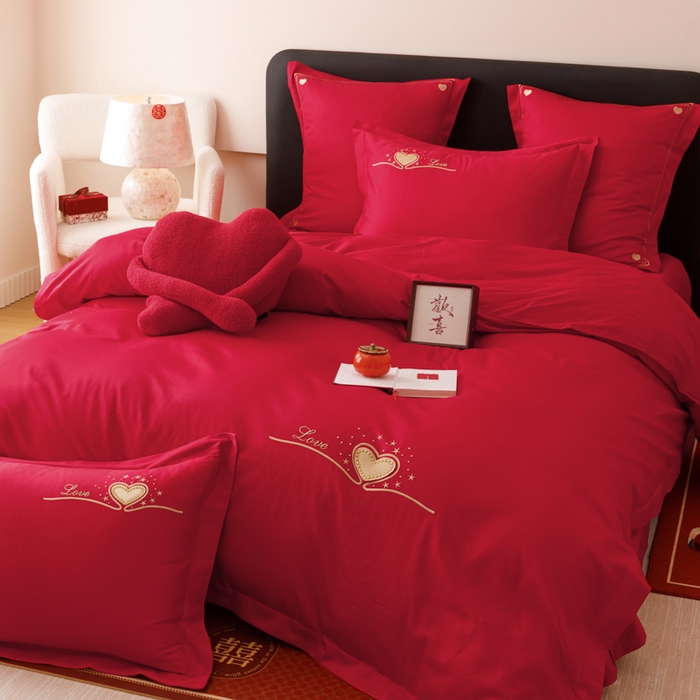 91家纺网 家纺一手货源 找家纺 东方合美（原：皇家传奇） 2025婚庆小红书纯棉系列 懂你