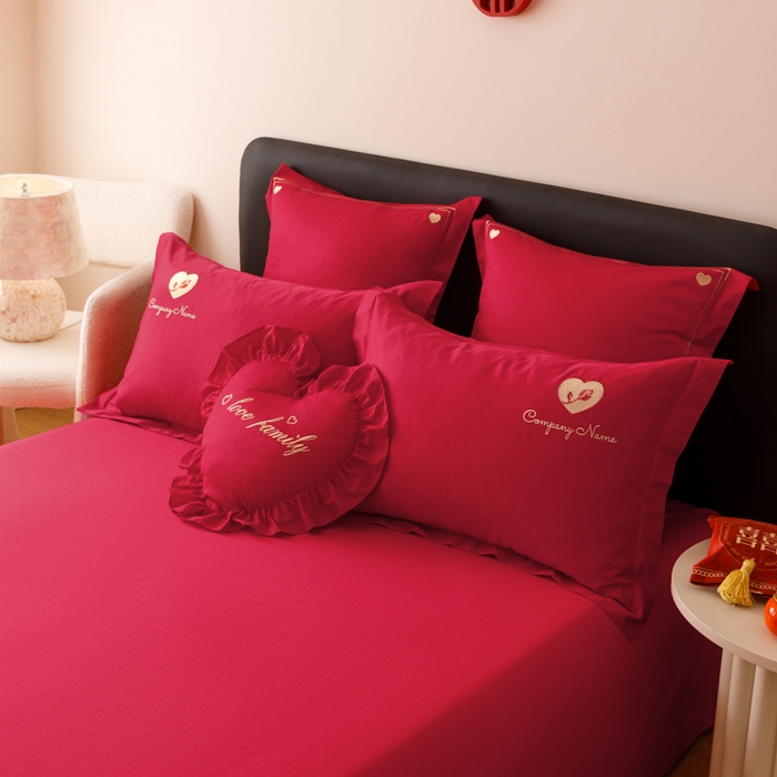 91家纺网 家纺一手货源 找家纺 东方合美（原：皇家传奇） 2025婚庆小红书纯棉系列 真爱