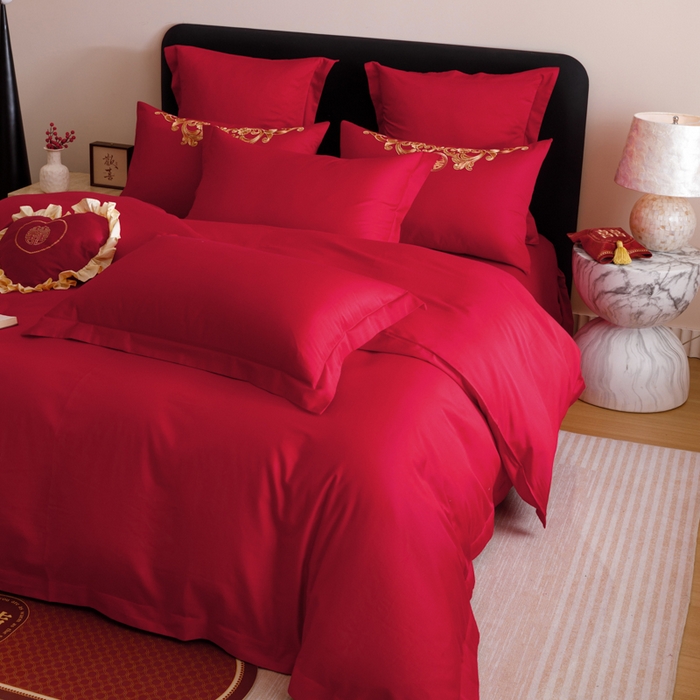 91家纺网 家纺一手货源 找家纺 东方合美（原：皇家传奇） 2025婚庆小红书纯棉系列 喜事到