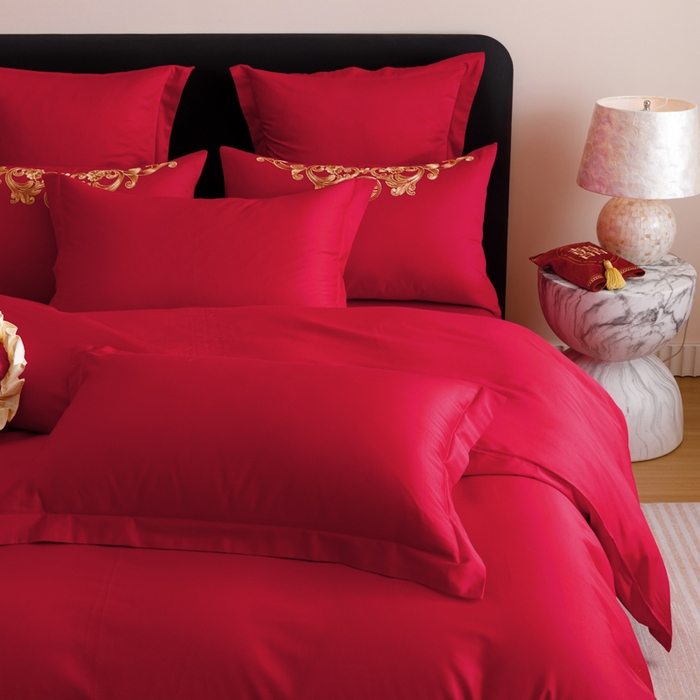 91家纺网 家纺一手货源 找家纺 东方合美（原：皇家传奇） 2025婚庆小红书纯棉系列 喜事到