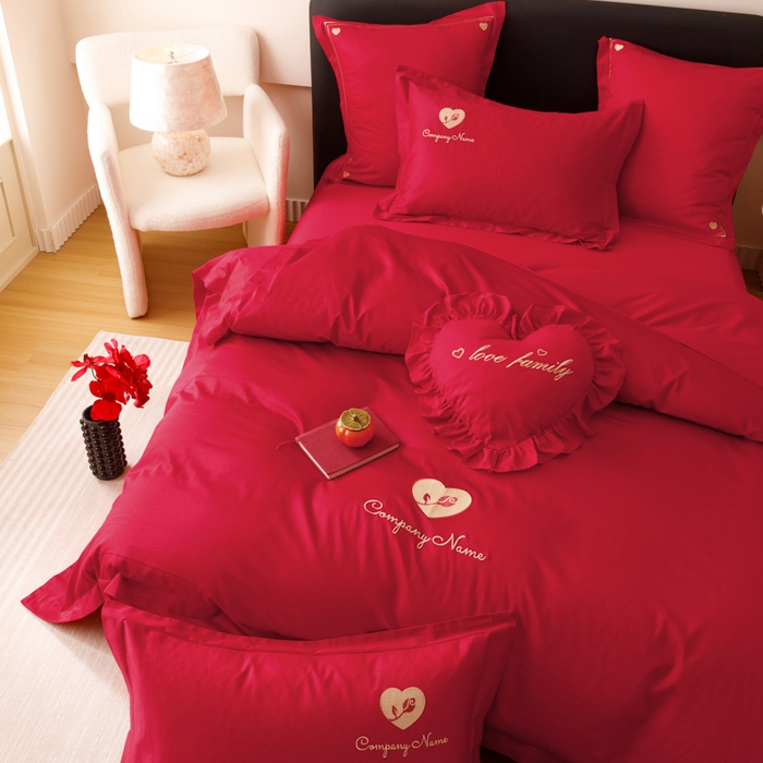 91家纺网 家纺一手货源 找家纺 东方合美（原：皇家传奇） 2025婚庆小红书纯棉系列 真爱