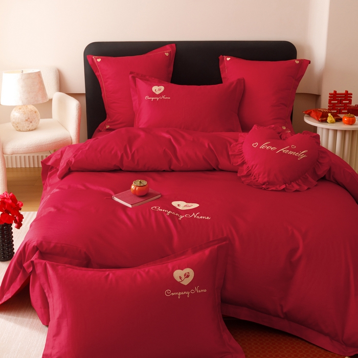 91家纺网 家纺一手货源 找家纺 东方合美（原：皇家传奇） 2025婚庆小红书纯棉系列 真爱