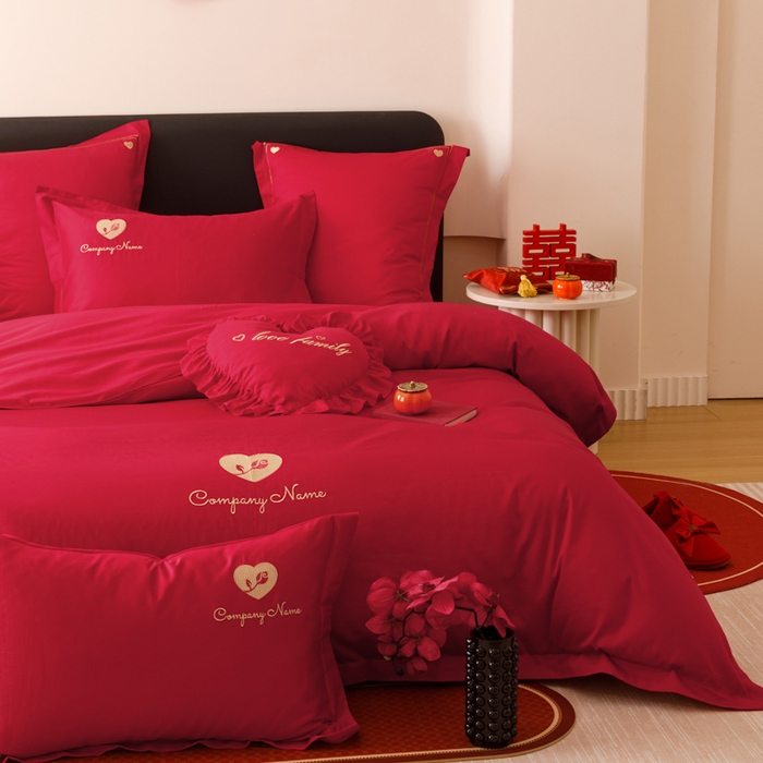 91家纺网 家纺一手货源 找家纺 东方合美（原：皇家传奇） 2025婚庆小红书纯棉系列 真爱