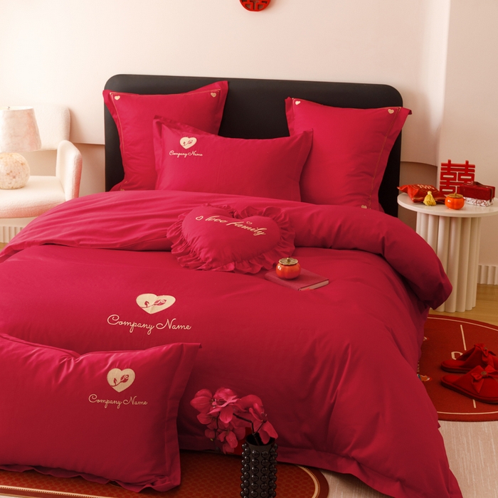 91家纺网 家纺一手货源 找家纺 东方合美（原：皇家传奇） 2025婚庆小红书纯棉系列 真爱