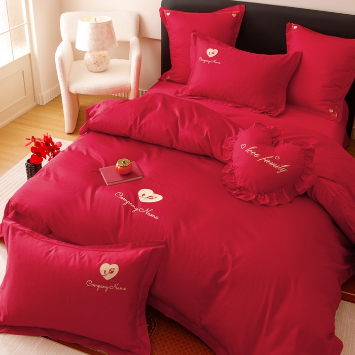 91家纺网 家纺一手货源 找家纺 东方合美（原：皇家传奇） 2025婚庆小红书纯棉系列 真爱