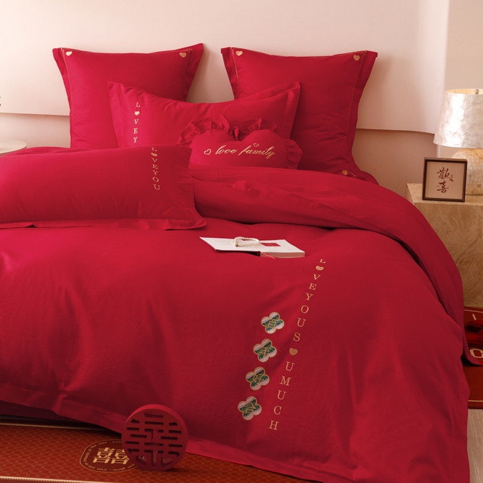 91家纺网 家纺一手货源 找家纺 东方合美（原：皇家传奇） 2025婚庆小红书纯棉系列 合美