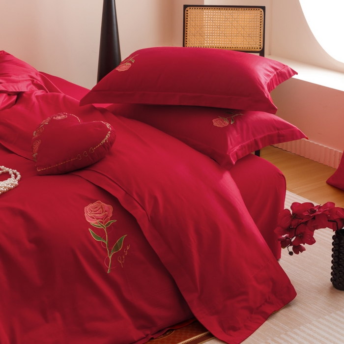 91家纺网 家纺一手货源 找家纺 东方合美（原：皇家传奇） 2025婚庆小红书纯棉系列 简约