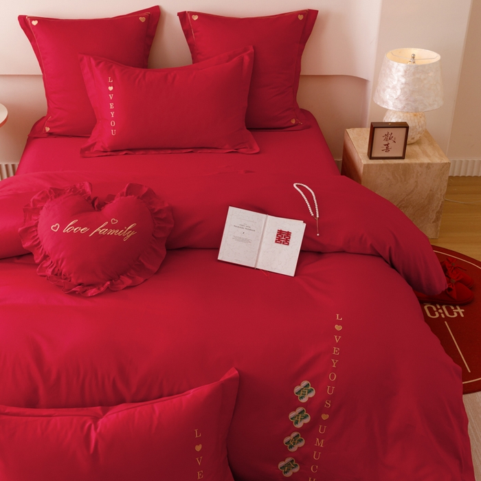 91家纺网 家纺一手货源 找家纺 东方合美（原：皇家传奇） 2025婚庆小红书纯棉系列 合美