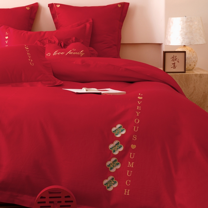 91家纺网 家纺一手货源 找家纺 东方合美（原：皇家传奇） 2025婚庆小红书纯棉系列 合美