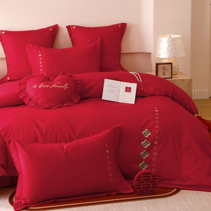 91家纺网 家纺一手货源 找家纺 东方合美（原：皇家传奇） 2025婚庆小红书纯棉系列 合美