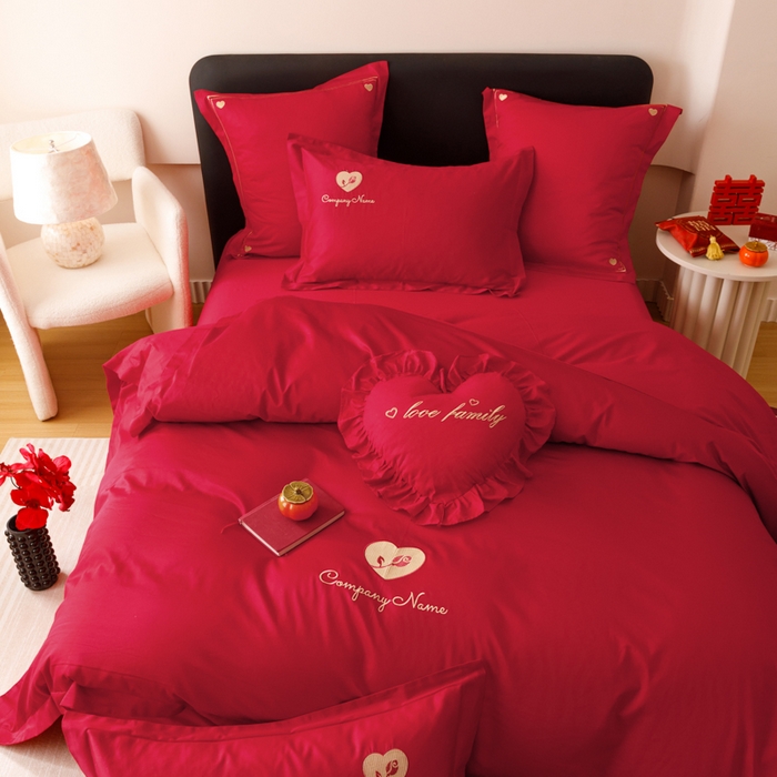 91家纺网 家纺一手货源 找家纺 东方合美（原：皇家传奇） 2025婚庆小红书纯棉系列 真爱