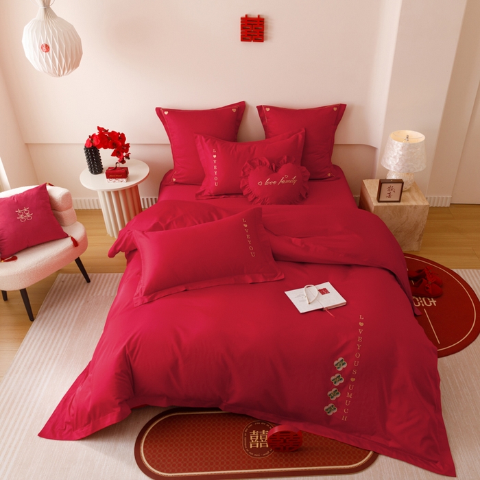 91家纺网 家纺一手货源 找家纺 东方合美（原：皇家传奇） 2025婚庆小红书纯棉系列 合美