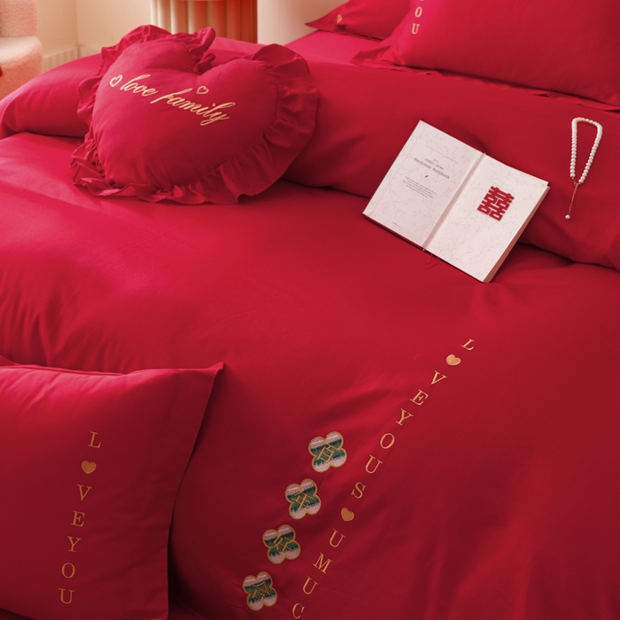 91家纺网 家纺一手货源 找家纺 东方合美（原：皇家传奇） 2025婚庆小红书纯棉系列 合美