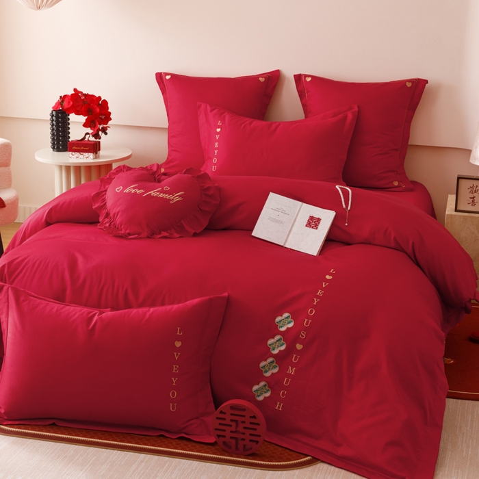 91家纺网 家纺一手货源 找家纺 东方合美（原：皇家传奇） 2025婚庆小红书纯棉系列 合美