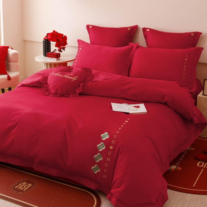 91家纺网 家纺一手货源 找家纺 东方合美（原：皇家传奇） 2025婚庆小红书纯棉系列 合美