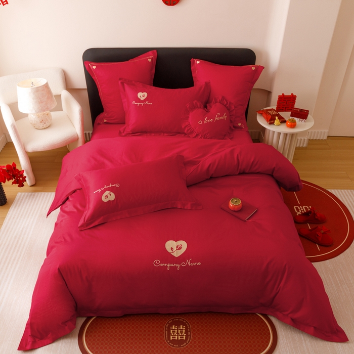 91家纺网 家纺一手货源 找家纺 东方合美（原：皇家传奇） 2025婚庆小红书纯棉系列 真爱