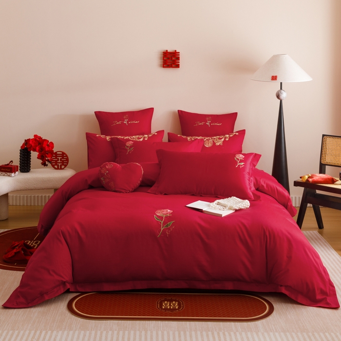 东方合美（原：皇家传奇） 2025婚庆小红书纯棉系列 简约