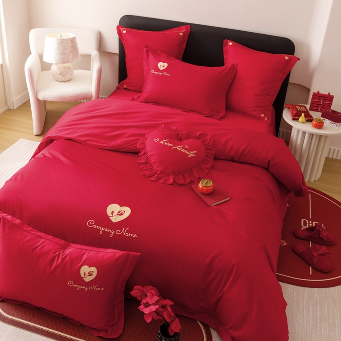 91家纺网 家纺一手货源 找家纺 东方合美（原：皇家传奇） 2025婚庆小红书纯棉系列 真爱