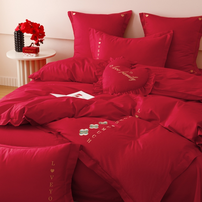 91家纺网 家纺一手货源 找家纺 东方合美（原：皇家传奇） 2025婚庆小红书纯棉系列 合美