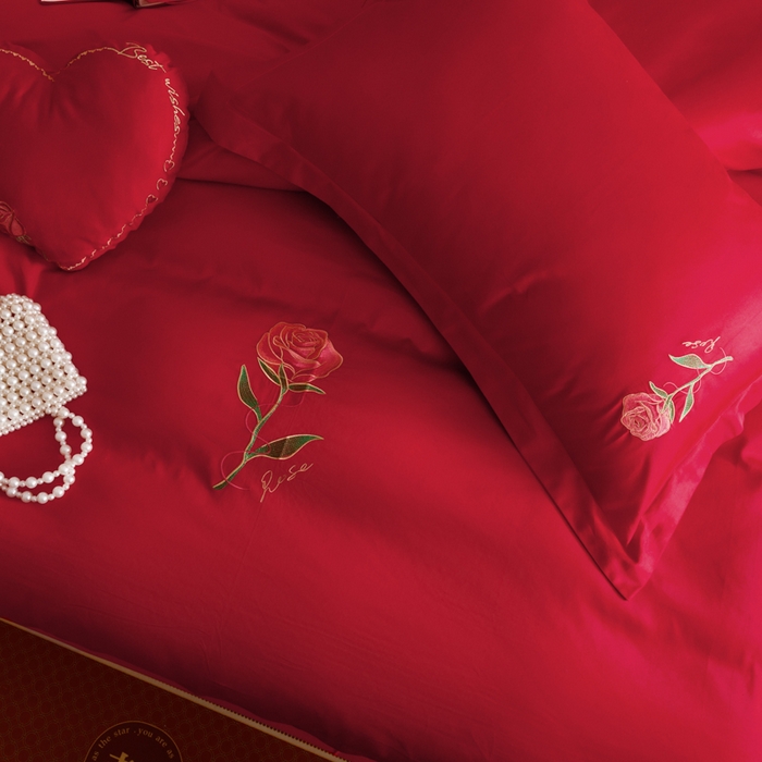 91家纺网 家纺一手货源 找家纺 东方合美（原：皇家传奇） 2025婚庆小红书纯棉系列 简约