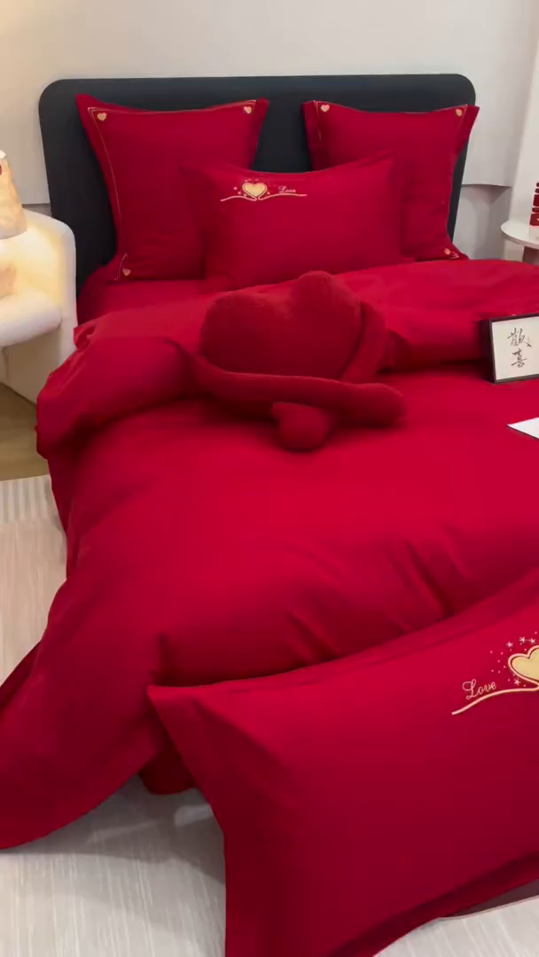 91家纺网 家纺一手货源 找家纺 东方合美（原：皇家传奇） 2025婚庆小红书纯棉系列 懂你