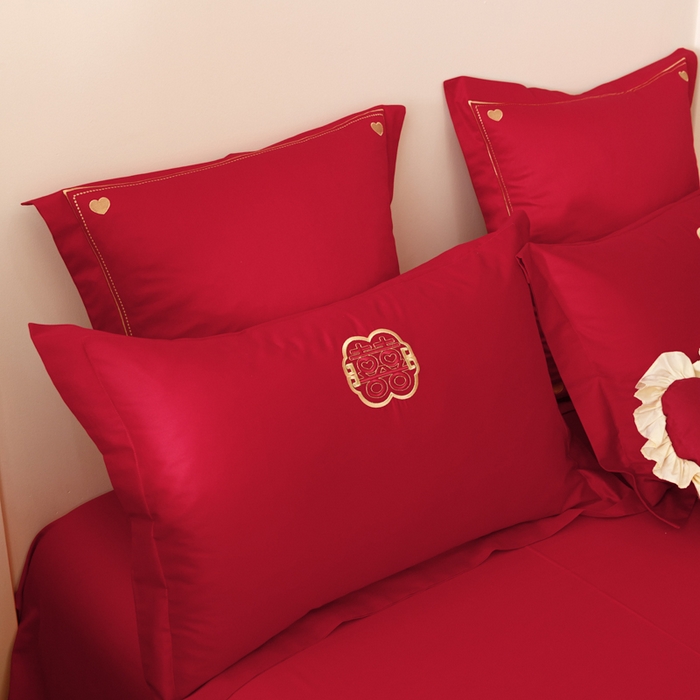 91家纺网 家纺一手货源 找家纺 东方合美（原：皇家传奇） 2025婚庆小红书纯棉系列 迎春纳福