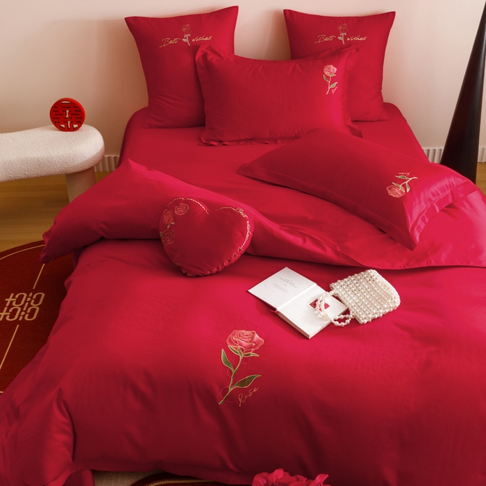 91家纺网 家纺一手货源 找家纺 东方合美（原：皇家传奇） 2025婚庆小红书纯棉系列 简约