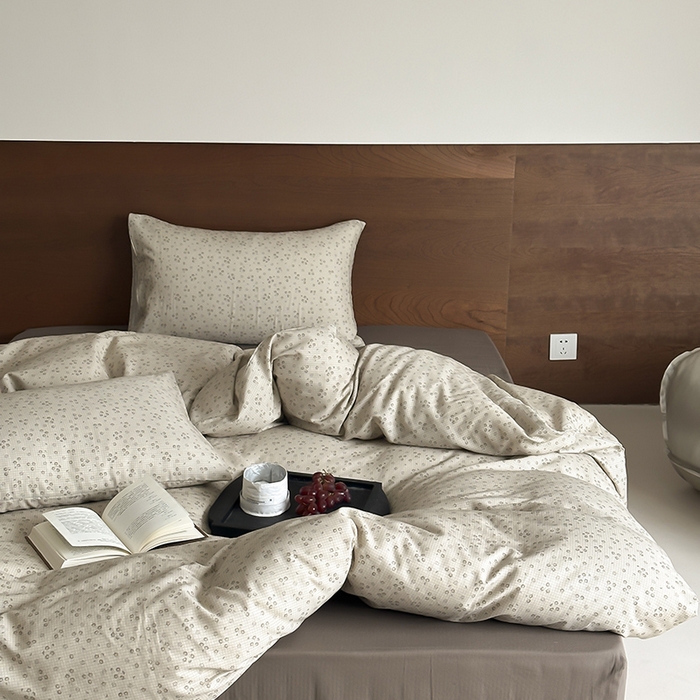 时光里 2025新款A类全棉双层纱套件第一波 筑花令-粽