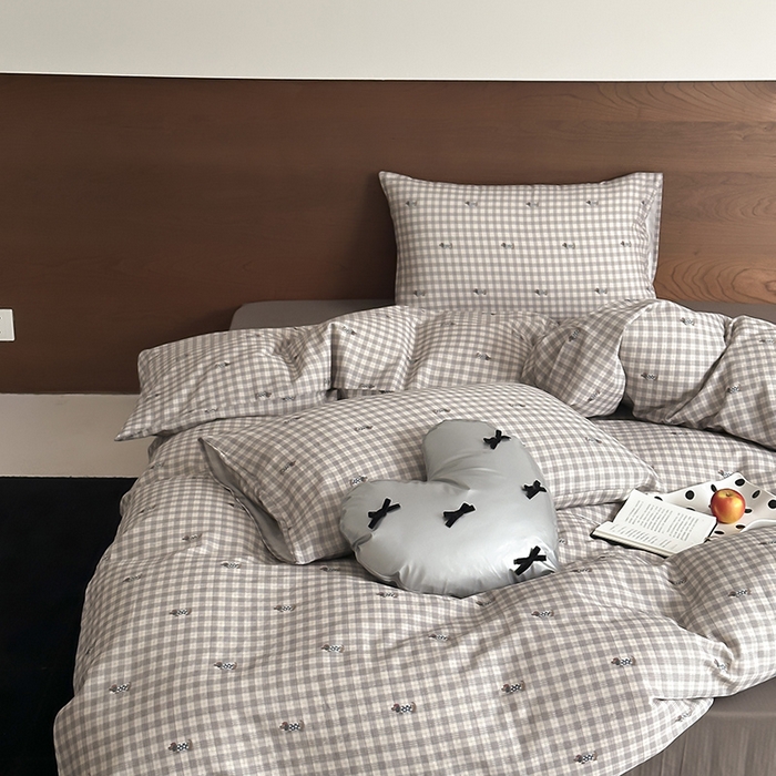 91家纺网 家纺一手货源 找家纺 时光里 2025新款A类全棉双层纱套件第一波 腊肠先生