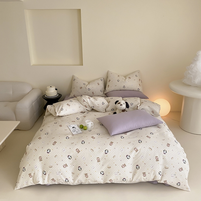 时光里 2025新款A类全棉双层纱套件第一波 俏皮宝贝