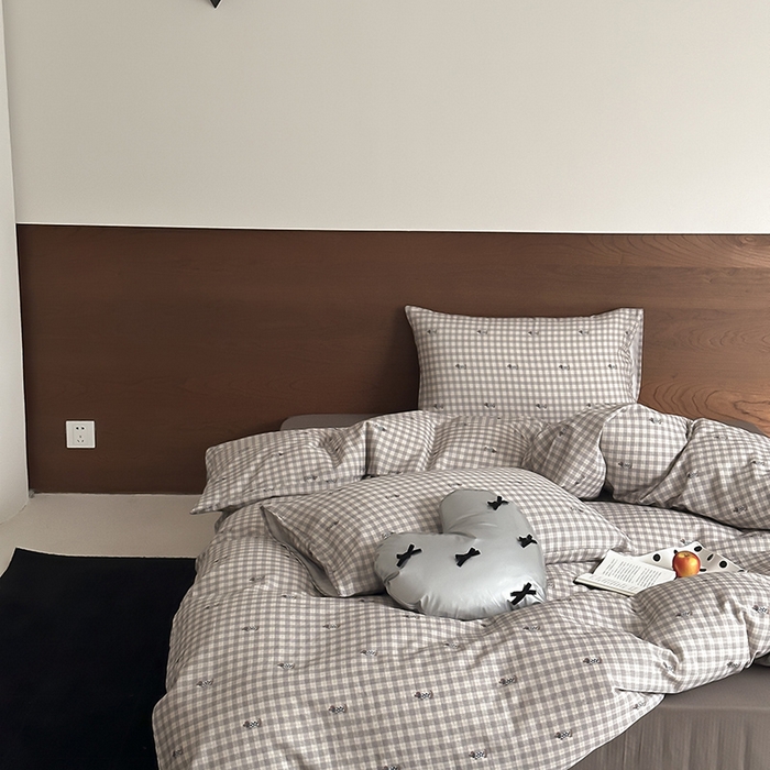 91家纺网 家纺一手货源 找家纺 时光里 2025新款A类全棉双层纱套件第一波 腊肠先生