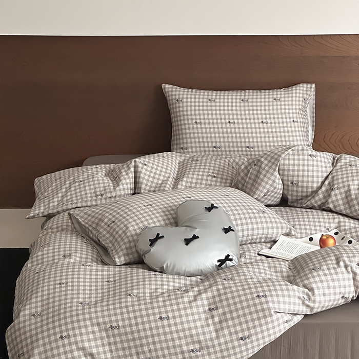 91家纺网 家纺一手货源 找家纺 时光里 2025新款A类全棉双层纱套件第一波 腊肠先生