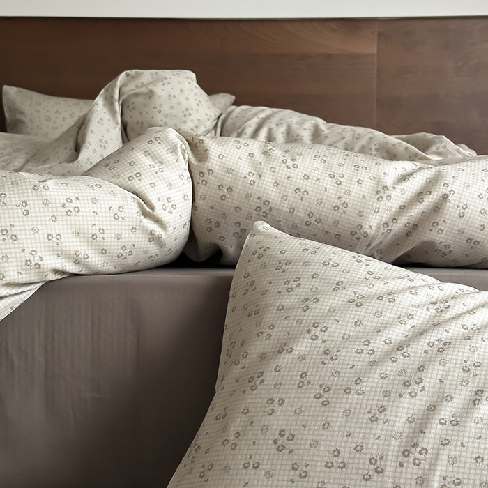 91家纺网 家纺一手货源 找家纺 时光里 2025新款A类全棉双层纱套件第一波 筑花令-粽