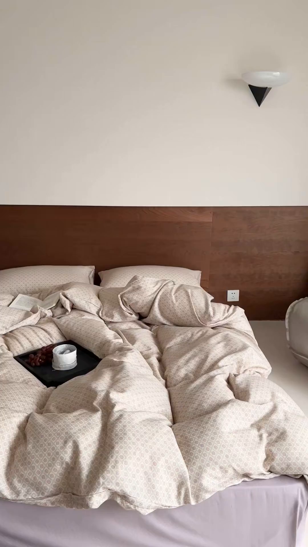 91家纺网 家纺一手货源 找家纺 时光里 2025新款A类全棉双层纱套件第一波 清茉-紫