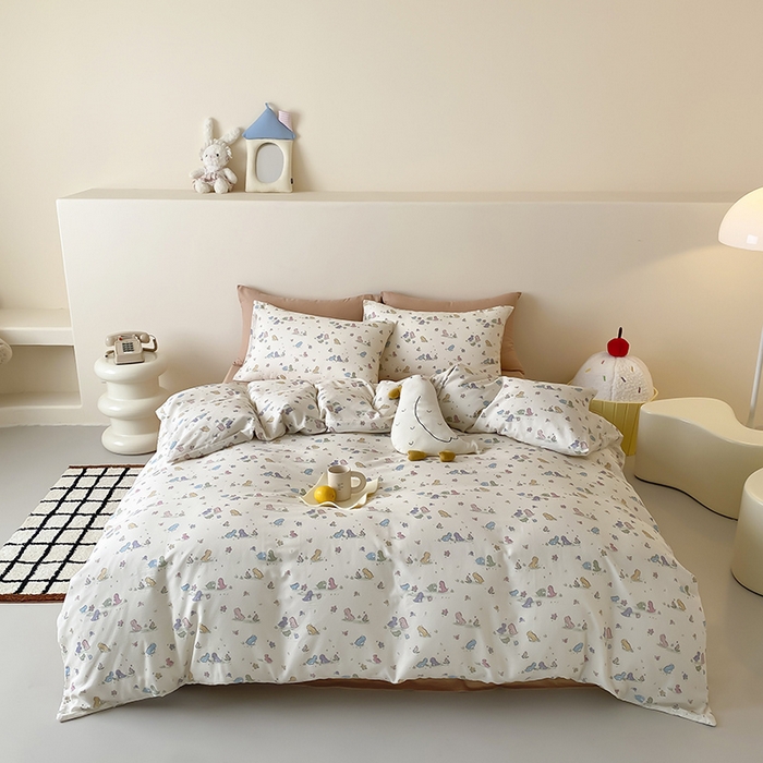 （总）时光里 2025新款A类全棉双层纱卡通风七色系列第二波