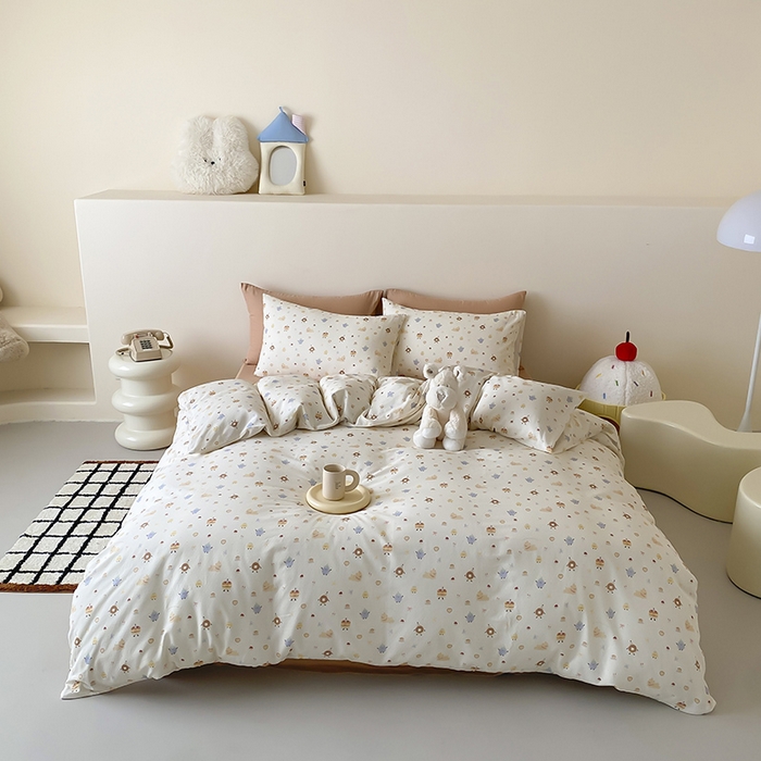 时光里 2025新款A类全棉双层纱卡通风七色系列第二波 如甜初梦