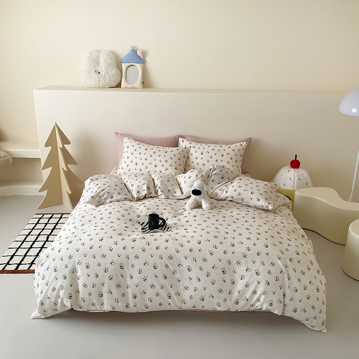 时光里 2025新款A类全棉双层纱卡通风七色系列第二波 竹恋汐