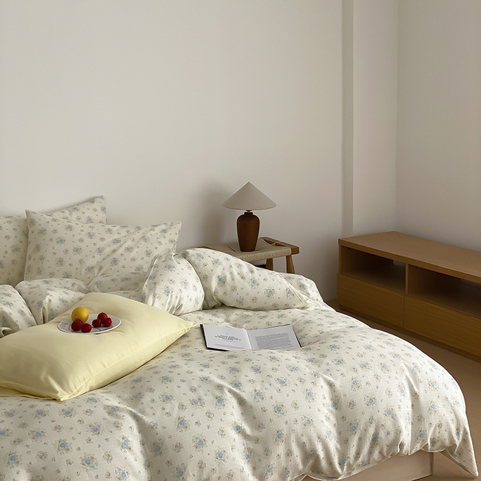 91家纺网 家纺一手货源 找家纺 （总）时光里 2025新款A类全棉双层纱韩式风系列第三波