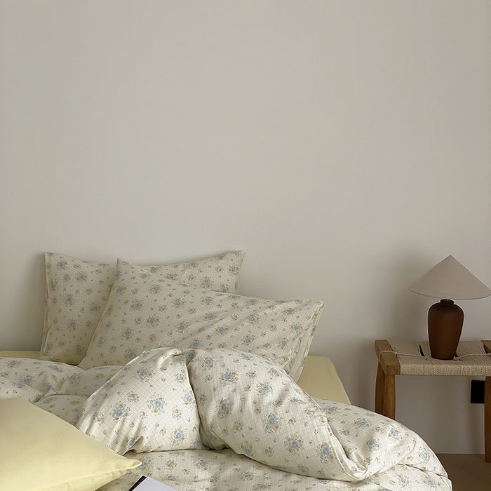 91家纺网 家纺一手货源 找家纺 （总）时光里 2025新款A类全棉双层纱韩式风系列第三波