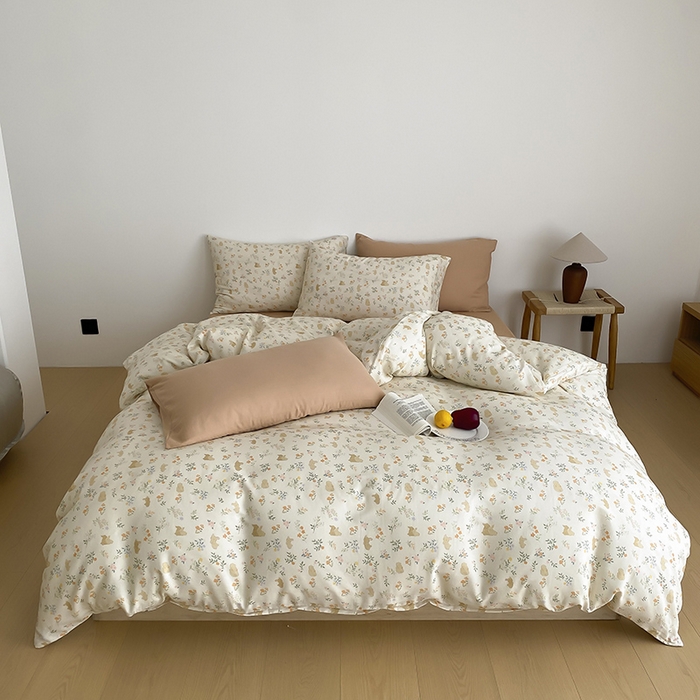 91家纺网 家纺一手货源 找家纺 （总）时光里 2025新款A类全棉双层纱韩式风系列第三波